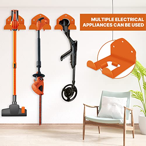 FLEXI RODS 2 Heavy-Duty Tool Hangers + 2 Chainsaw Wrenches – Organize & Maintain Trimmers, Saws & Garden Gear