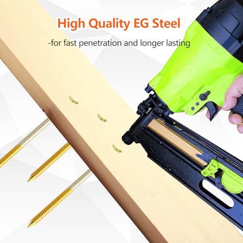 21 Degree Framing Nails 2.0" x .113" EG Ring Shank 500 PCS 2.0"x.113" -500
