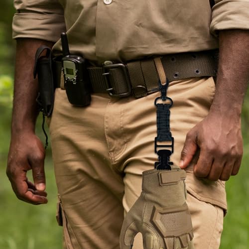 MELOTOUGH Small Tool Holder, Min Work Organizer Tool Pouch and Knife Holster with Snap Clip,Tactical Glove Clip Work Glove Holder Clip for Tool Belt,Tactical Backpack,Outdoor Accessory