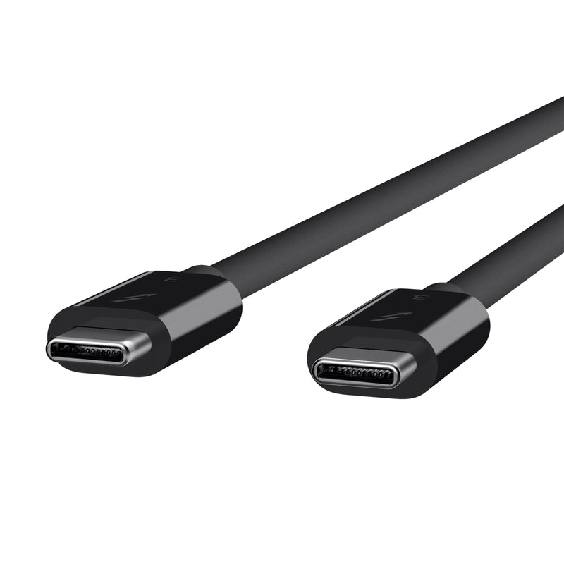 Belkin Thunderbolt 3 Cable (USB-C to USB-C) - Up to 100W Fast Charging, MacBook Air & Galaxy Compatible, 5K/Ultra HD, 2.6ft Black 2.6 FT