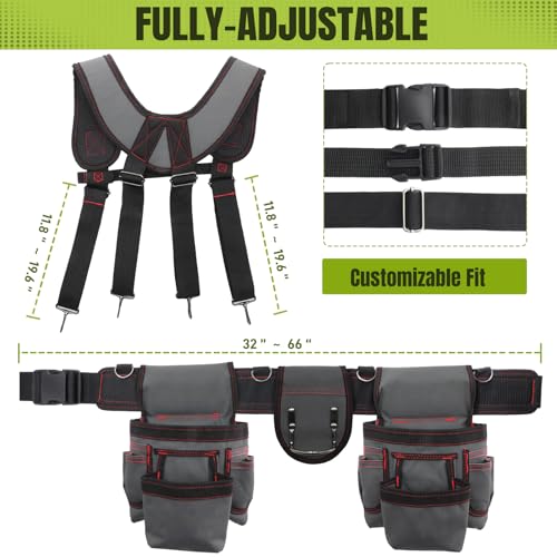 Tool Belt, Tool Belts for Men with Suspenders TB-1