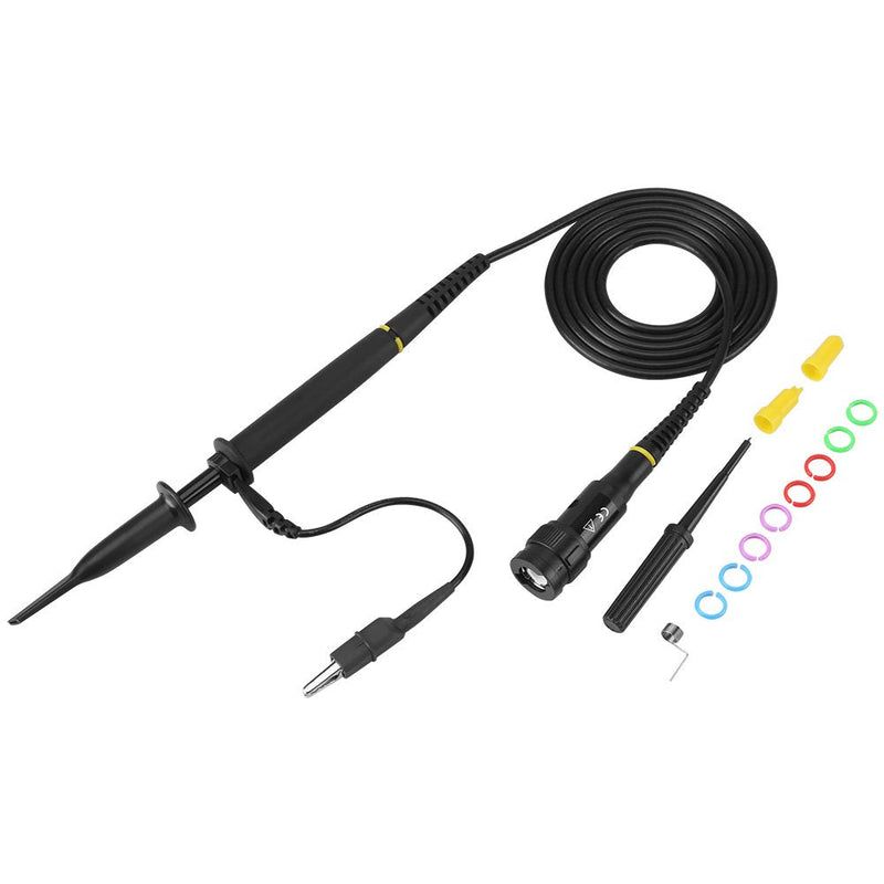 1 piece P4060 probe high voltage 1: 100, 2000 V 60 MHz oscilloscope probe, 1.2 m cable with standard BNC end, black