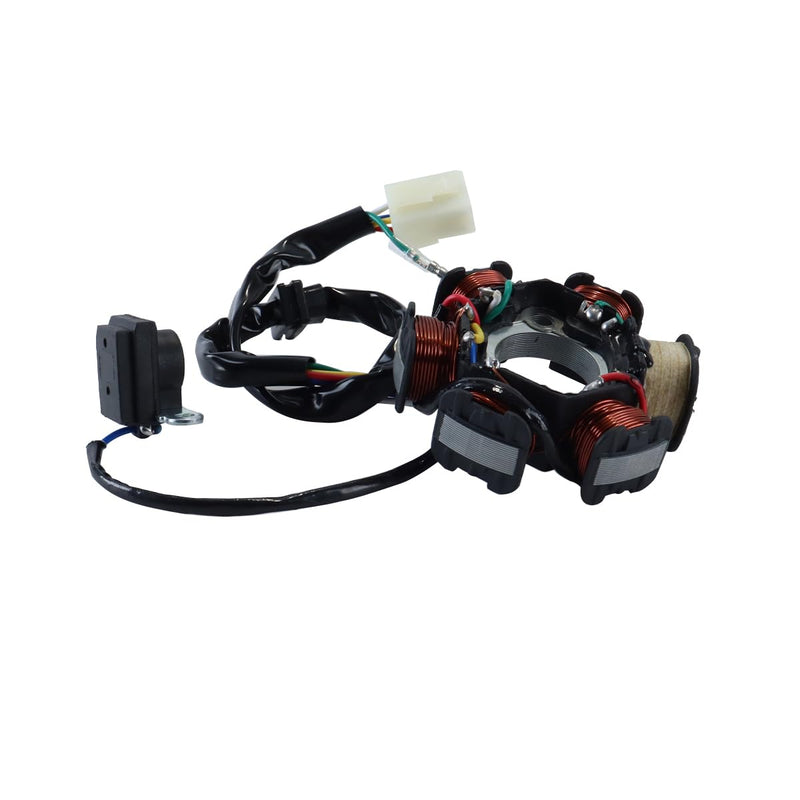 125 Lichtmaschine, Lichtmaschine 50 cm, Generator-Magneto-Statorspule, 6 Spulen, 5-Draht-Motorrad-Magneto-Statorspule, Ersatz für 50 CC 70 CC