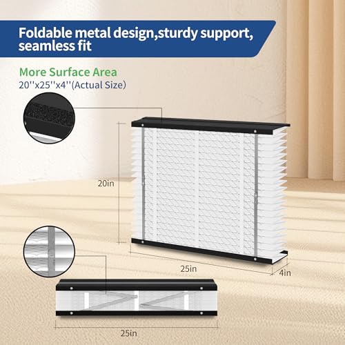 1 Pack, 210 Replacement Filter, Compatible with AprilAire 210 Whole House Air Purifiers Models,1210,1620,2210,2216,3210,4200,MERV 11 HVAC Furnace Filter Replacement,20x25x4inch Air Filter 210-1Pack