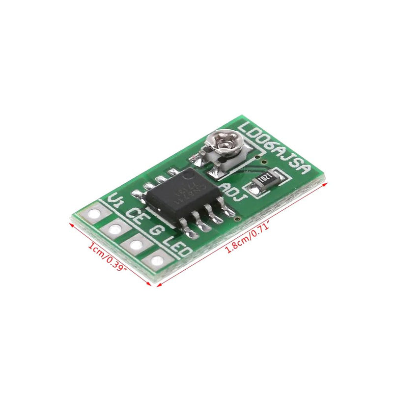 10pcs LED Driver Board with Adjustable Current DC 3.3V 3.7V 5V 6V LED Driver Module PWM Control Board 30-1500mA 1.5A Constant Current Adjustable Module
