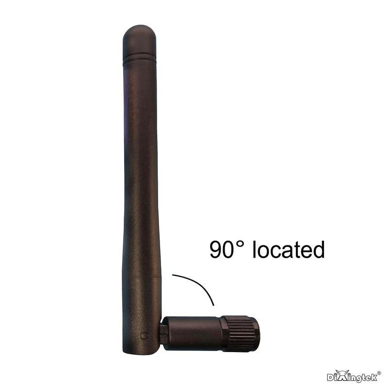 2-Pack Dual Band WiFi 2.4g 5g 5.8g 6e Antenna SMA Male Connector, Compatible with WiFi Router IP Camera PCI-E Network Card USB Adapter Security Video IoT WiFi Antenna 2-pack SMA WiFi Antenna