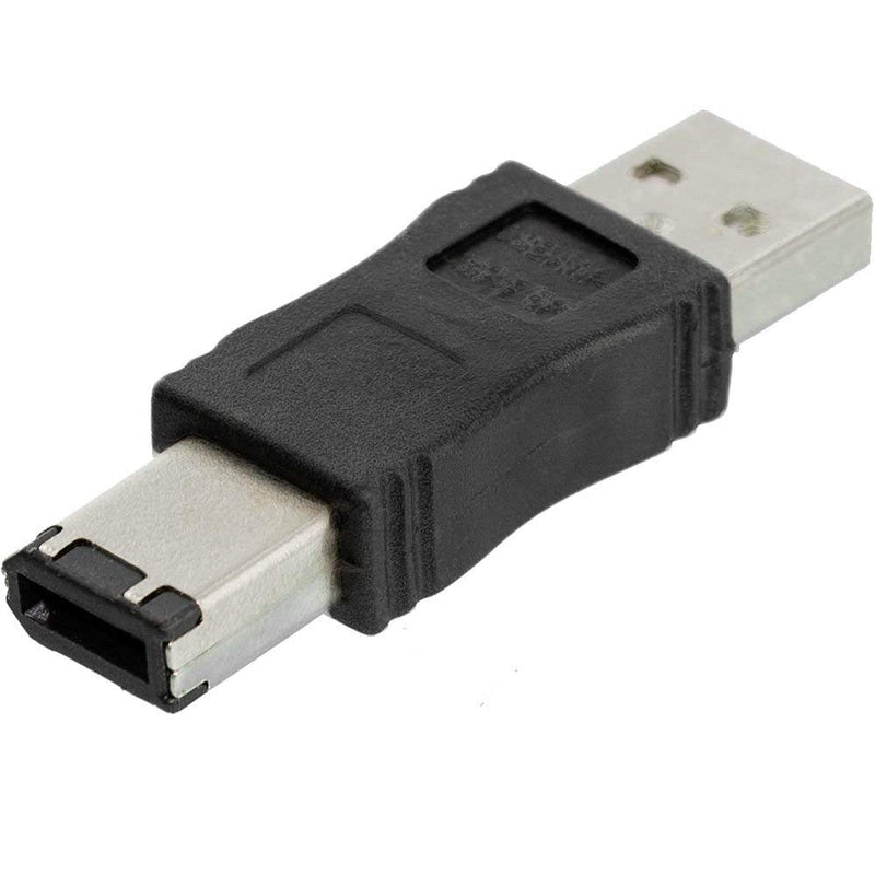 Firewire IEEE 1394 6 Pin Male to USB A Male Convertor Jack M/M Adapter IEEE 1394 Male to USB Male