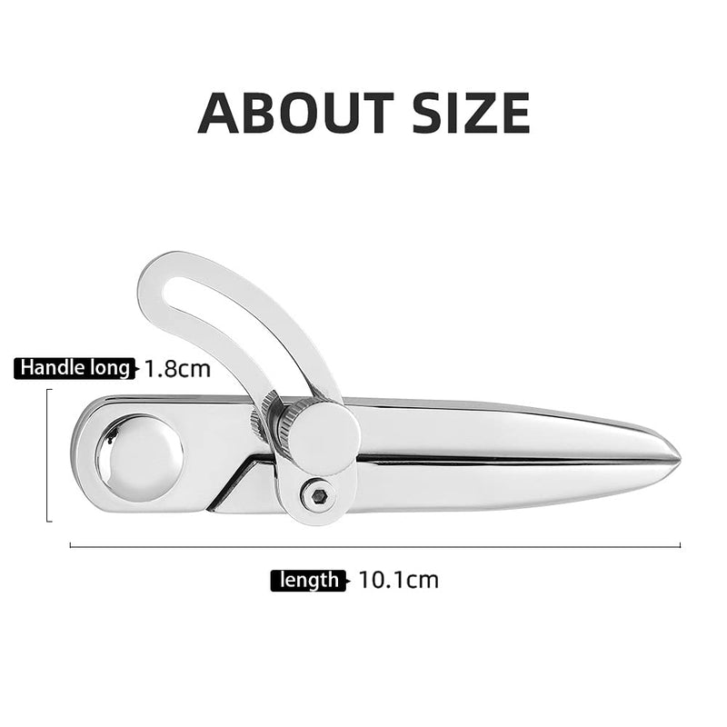 WUTA Wing Divider High Polished 304 Stainless Steel Adjustable Spacing Compass Wing Divider Scriber Leather Regulation Tools Edge Creaser DIY for Woodworking Leather Marking