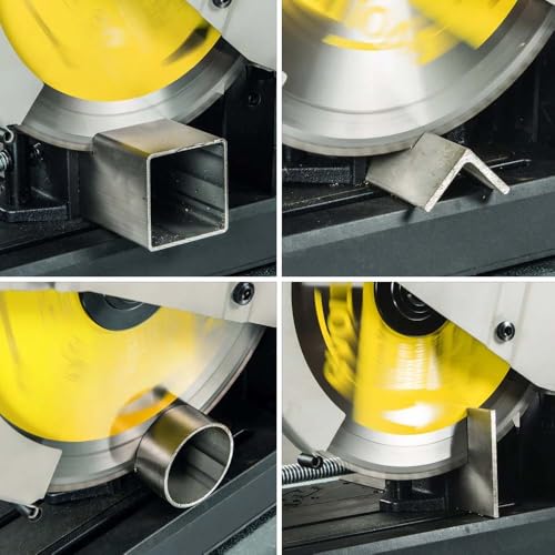Evolution Power Tools 230TCT-60CS Circular Saw Blade (AKA Chop Saw Blade) For Cutting Stainless Steel - Carbide Tipped Metal Saw Blade Produces Virtually No Heat, Burrs or Sparks, 230 mm Chop/Circular Saw Blade