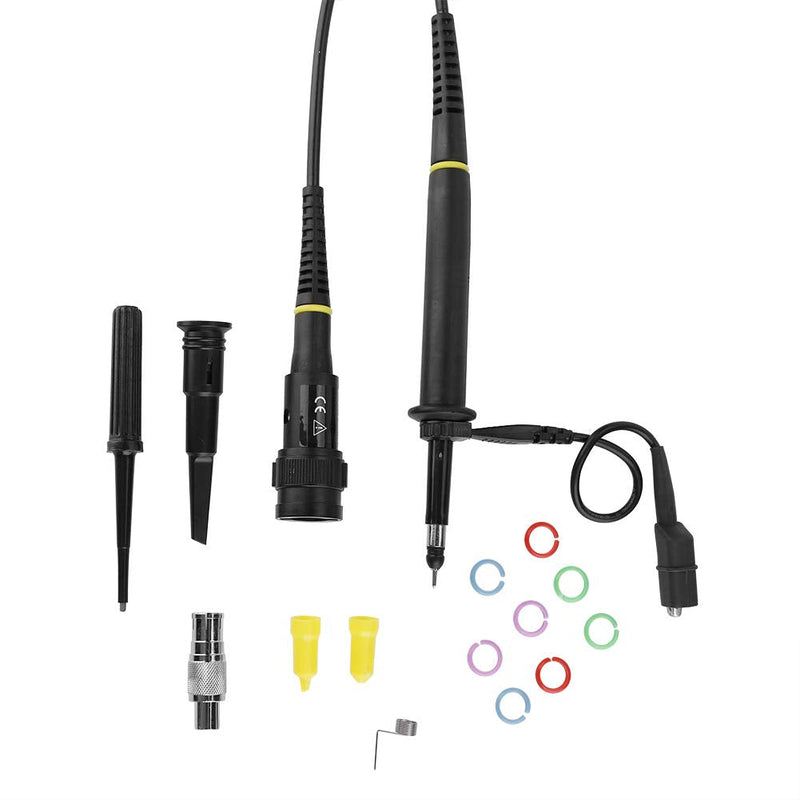 P4250 1 2KV 250MHz High Voltage Probe Oscilloscope Probe for BNC Head Foscilloscope, Probe Head 1: 100 BNC Test Lead Set