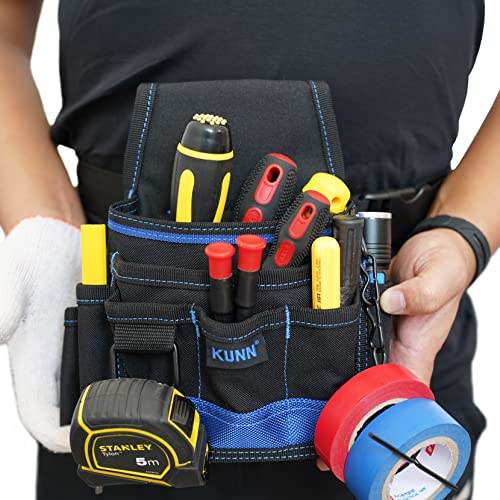 Electrician Tool Pouch & 2 Inch Mens Quick Release Work Belt