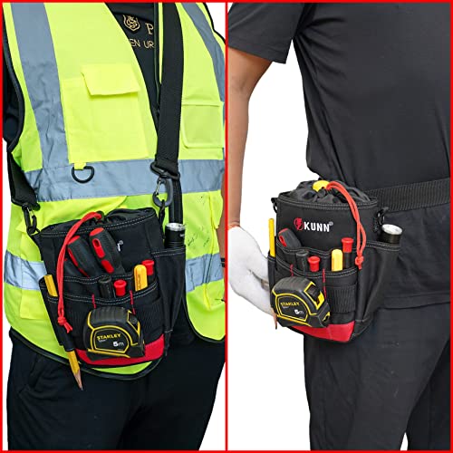 KUNN Shoulder Strap Tool Pouch & Tool Pouch with Belt