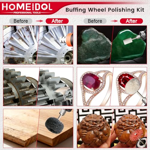 94Pcs Polishing Kit for Dremel Polishing Bits with Polishing Compound