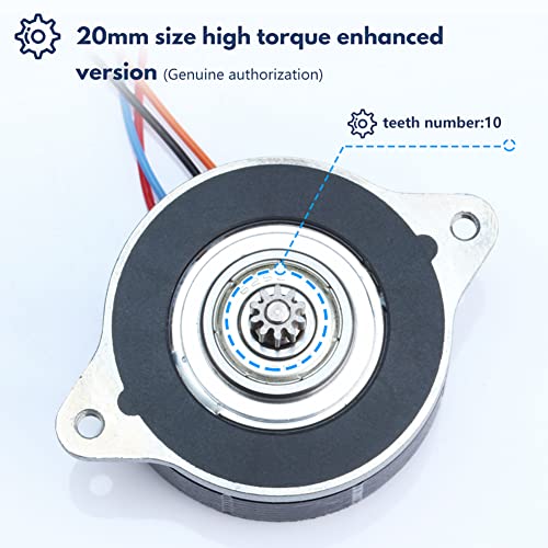 Moons NEMA14 36MM 17MM Enhanced Stepper Motor Compatible with Orbiter Extruder Sherpa Extruder, Ender 3 Pro/Voron 2.4 / BLV / CR10 3D Printer Direct Drive Upgrade