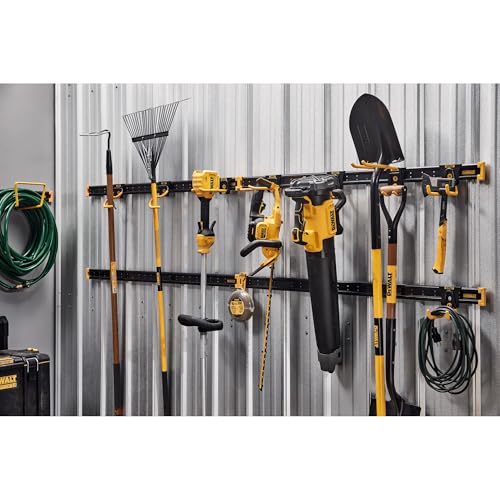 DEWALT Tool Organizer, Wall Mount, 48 Inch Metal Rail, DEWALT Workshop Storage System Compatible (DWST82800)