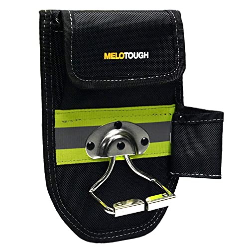 1 PACK Heavy Duty Work for Carpenter Electrician Work Suspension Rig + 1 PACK Hammer Holder for Tool Work Belt Swivel Snap