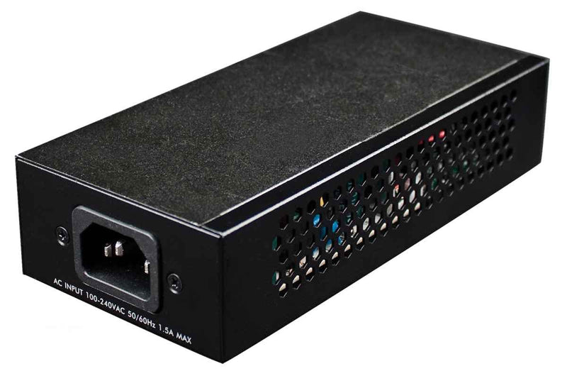 Intellinet Gigabit High-Power PoE+ Injector, 1 x 30 W, IEEE 802.3at/af Power over Ethernet (PoE+/PoE) (UK Power Cord)