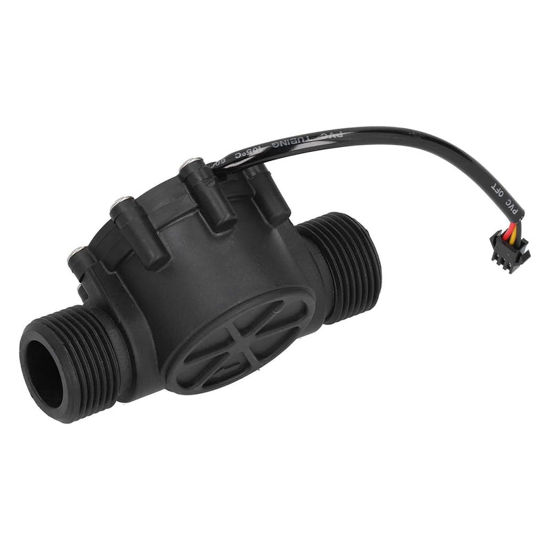 Water Flow Sensor, Fluid Measurement Hall Meter Flow Meter G 1 Inch Male Thread DC 3.5-24 V 2-100 L/min for Swimming Pool