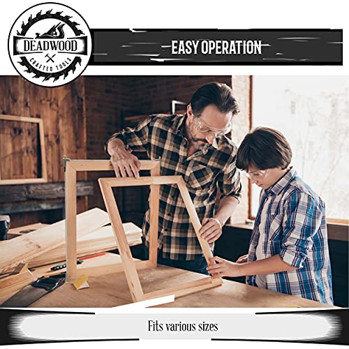 DCT Picture Photo Framing Miter Joint Clamp – Rods, Couplers, Thumb Nuts, and Corners – Woodworking Frame, Box, Cabinet