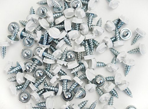 Midwest White Self Piercing Screws, #7 x 1/2" Screws, 1000 Piece No.7 x 1/2"