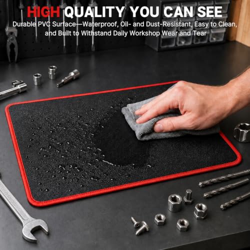 3 PCS Magnetic Tool Mat – Heavy Duty Flexible Magnetic Pads for Mechanics