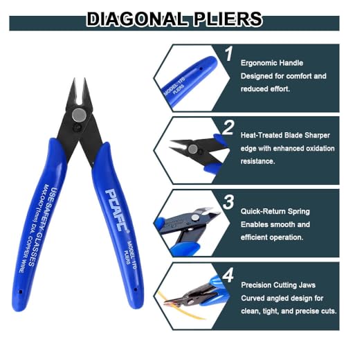 Hanboost 16Pcs 3D Printer Accessories for Cleaning and Finishing, High-Carbon Steel Needle Files, Polishing Bars & Tweezers Set for 3D Printing Enthusiasts, Model Builders and DIY Makers