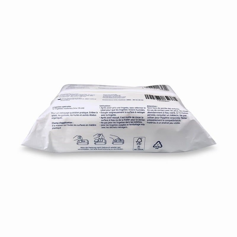 Löwenstein special cleaning cloths - 1 x 72 pieces - scent: citrus - cloth size 14 x 19 cm - cleaning of plastic surfaces (e.g. CPAP masks and accessories made of plastic)