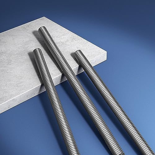 M24 x 250mm Fully Threaded Rod & Studs, 304 Stainless Steel Right Hand Threads Rods, M24-3 Thread Pitch for Anchor Bolts, Clamps, Hangers and U-Bolts 1 Pack M24 (1pcs)