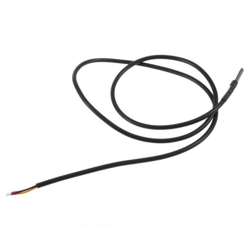 Aideepen 5 x 2 m Cable Temperature Digital Thermal Probe Sensor DS18B20 Stainless Steel Probe Accurate Reading Temperature -55 °C to + 125 °C 2M