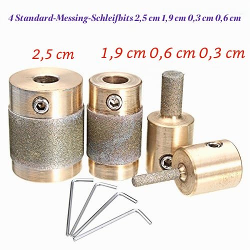 EsportsMJJ 4-Piece Sanding Bits Set Mcb18 Mcb14 Mcb1 Mcb34 Grinding Head for Grinding Machine