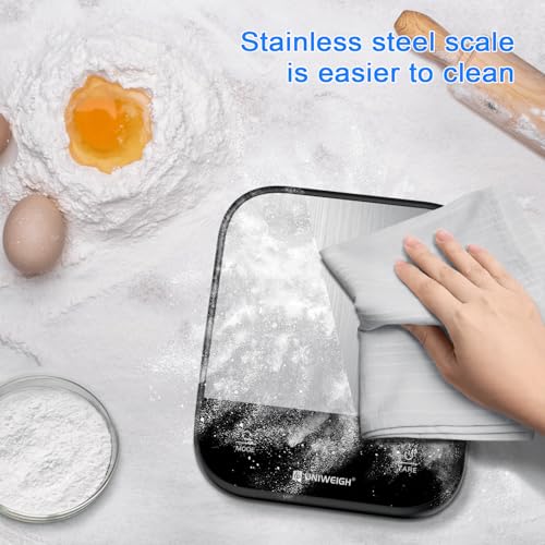 UNIWEIGH Food Scales for Kitchen Grams and Ounces 11lb