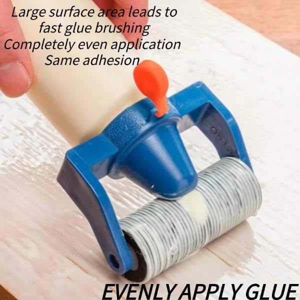 Marhynchus Wood Glue Dispenser with Precision Roller, Mess-Free