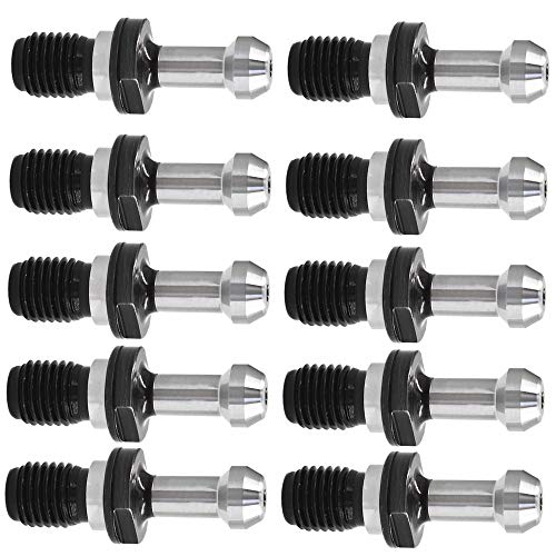 findmall 10Pcs BT40 45°0.589" Pull Stud Retention Knob Replacement for HASS CNC