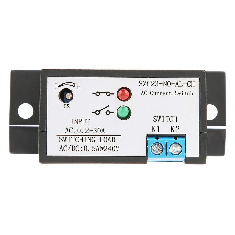 Current measuring switch AC 0.2A-30A normally open current detection switch adjustable