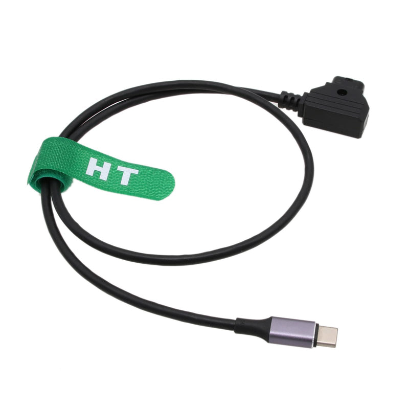 Power Cable D-tap to USB Type C 14.8V 24" for Camera SDI/HDMI Converter Tilta Nucleus Nano II Wireless Focus Motor V-Mount Battery D-tap to USB C