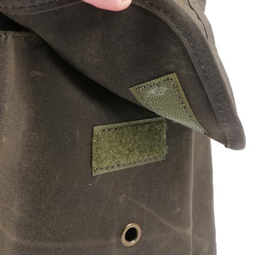 Waxed Canvas Garden Tool Bag Heavy Duty Yard Storage Florist Tote Organizer