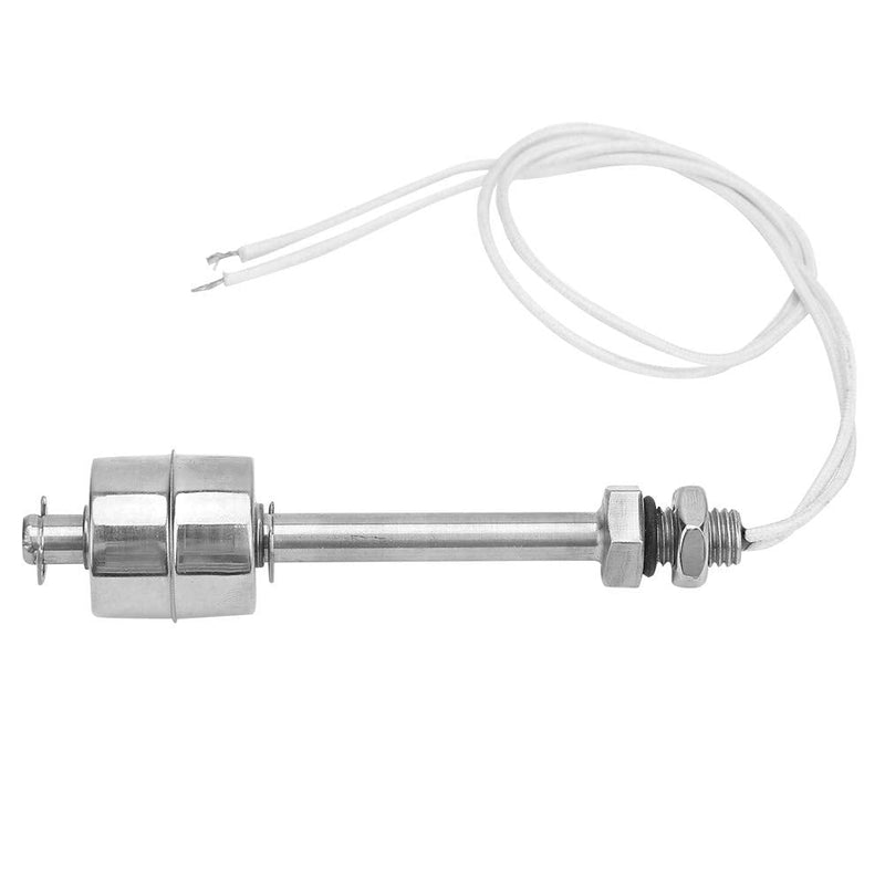 0~220V 100mm Liquid Level Sensor Float Switch, Vertical Stainless Steel Water Float Switch for Fuel Tanks, Water Towers, Water Heaters, Solar Energy and etc.