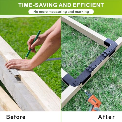 Framing Tools 13 in 1 Framing Stud Layout Tool Framing Spacing Tool, Precision Framing Jig 12/14/16/18/20/24 Wall Stud Framing Tool