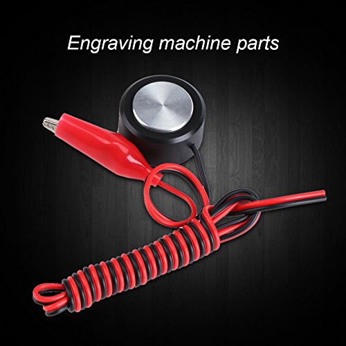 Regun CNC Touch Plate, CNC Router Machine Tool Setting Probe, Z-Axis Calibration, Alloy Material, Fixed Base, 1.4 x 0.77in
