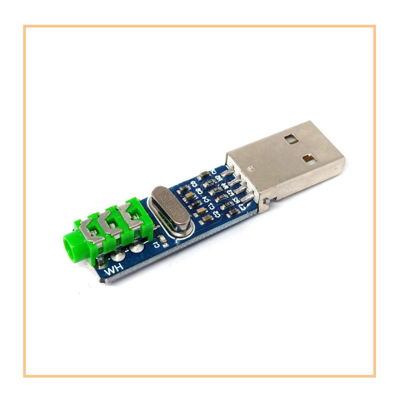 Comimark 1Pcs 5V USB Powered PCM2704 Mini USB Sound Card DAC Decoder Board for PC Computer