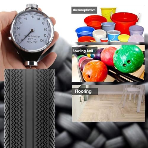 Shore Durometer Hardness Tester 0-100 HA Rubber Plastic Tyre Portable Analogue Gauge Meter
