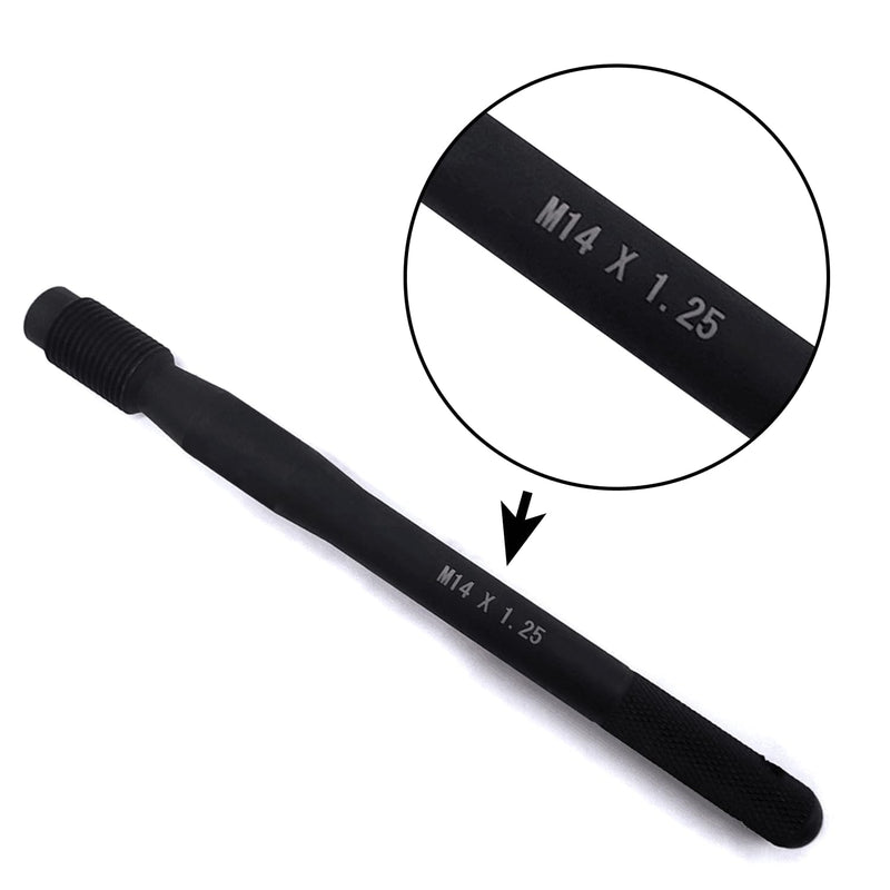 2Pcs M14x1.25 Wheel Alignment Pin, Wheel Hanger Rim Stud Bolt Nut, Tool for Changing Tires on Cars with Lug Bolts,Guide Studs, Rim Stud Pilot Pin, Tire Change Guide Tool 2PCS M14*1.25