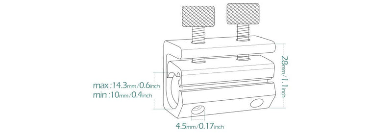 KiWAV Cable Lubricator Lubricant Luber Lube Oiler Tool Twin Clamp for Motorcycle ATV Dirt-bike Scooter Bike snow-blower Toro-Zero-Turn snow-mobile lawn-mower lawn-tractor four-wheeler