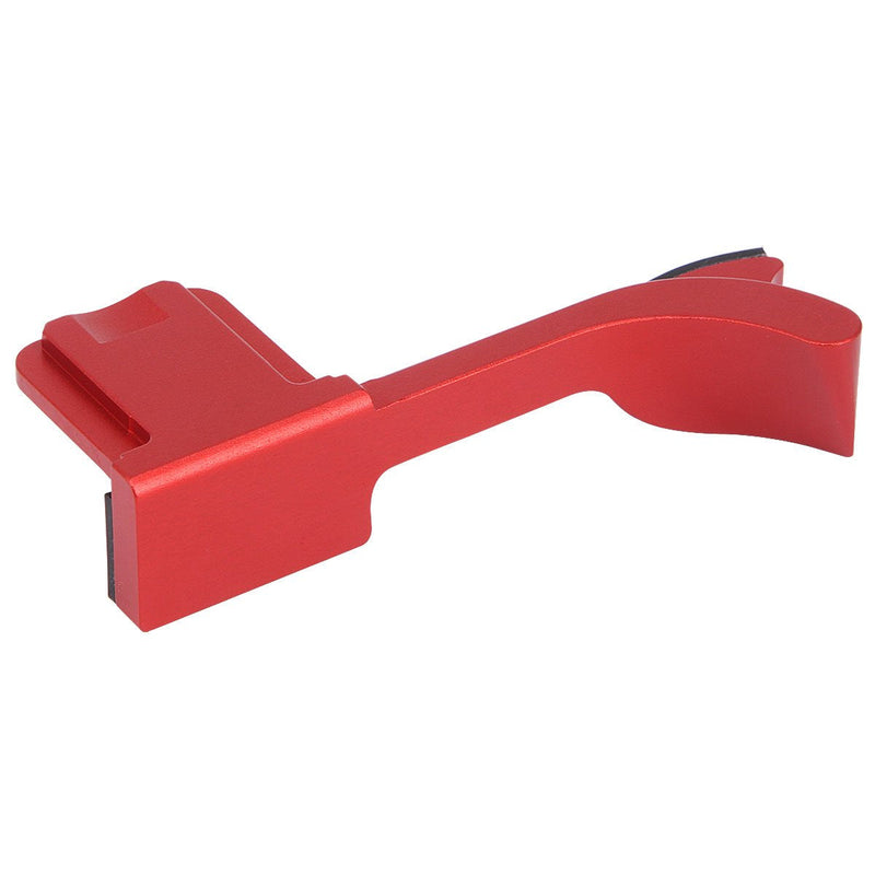 Haoge THB-LR Metal Hot Shoe Thumb Up Rest Thumbs Up Hand Grip for Leica Q Q-P QP Typ116 Typ 116 Camera Red