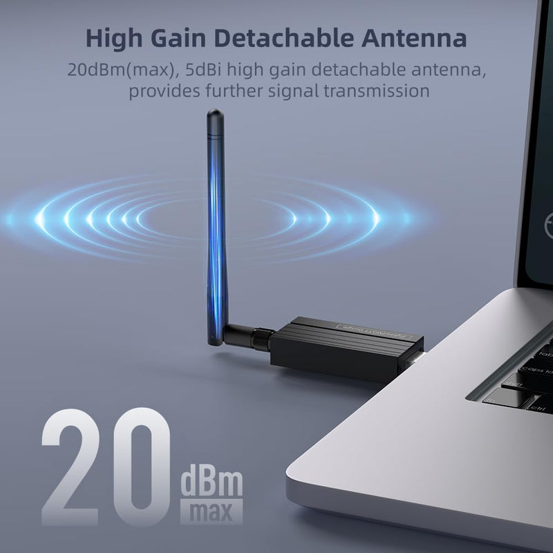 Zigbee 3.0 USB Dongle with 20dBm Output | TI CC2652P+CP2102N Dual-Chip | Multi-Protocol Support | Preloaded Z-Stack 3.x.0 Firmware | Plug & Play for Home Assistant, OpenHAB, and More