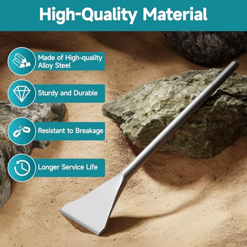 Tile Chisel with SDS-Max Shanks Large