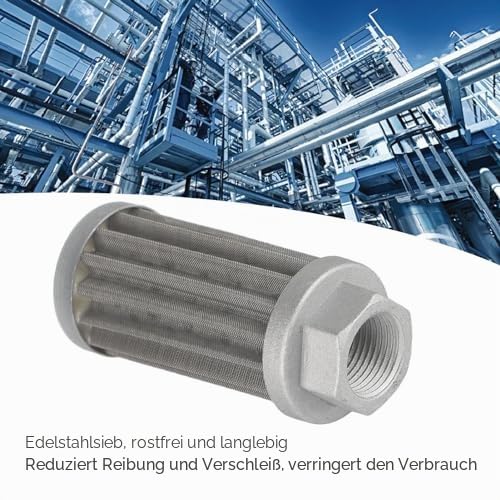 Hydraulic Oil Suction Filter Oil Filter Element Hydraulic Suction Strainer Hydraulic Suction Metal Screen Filter for Generator Automatic