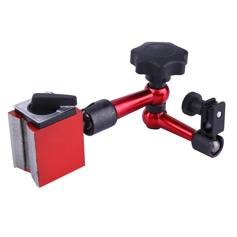 Magnetic stand for dial indicator, flexible brake disc dial indicator with magnetic holder, magnetic dial indicator base stand holder with magnetic base 0-0.8 mm precision 0.01 mm