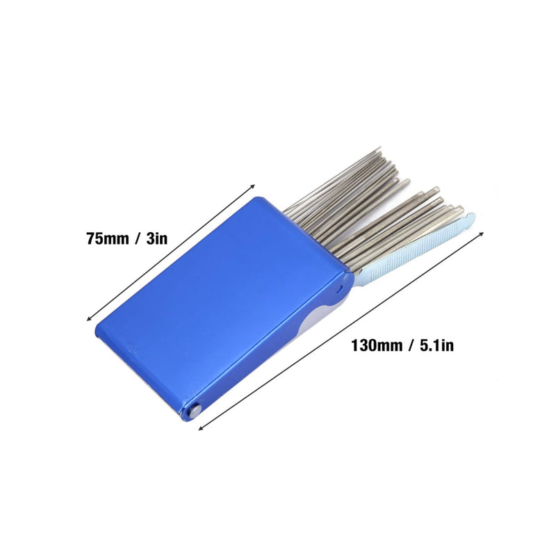 21 Piece MIG Torch Welding Nozzle Cleaning Kit Soldering Accessories with Nozzle Reamer and Cleaning Brush for Gas Welding - WH-YWBL