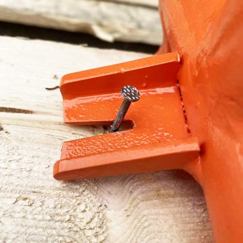 Pallet Buster Tool Pallet Breaker Head Only, Pallet Disassembly Tool with Nail Puller, Pallet Removal Tool for Removing Wooden Pallet Boards, Orange